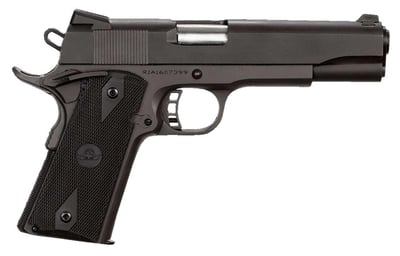 Rock Island 51632 Rock Standard FS 9mm Luger 5" 10+1 Black Parkerized Black G10 Grip Fixed Sights - $439.99