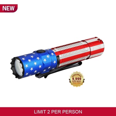 Olight USA M2R Pro Warrior Patriotic Edition - $95.96 (Free S/H over $49)