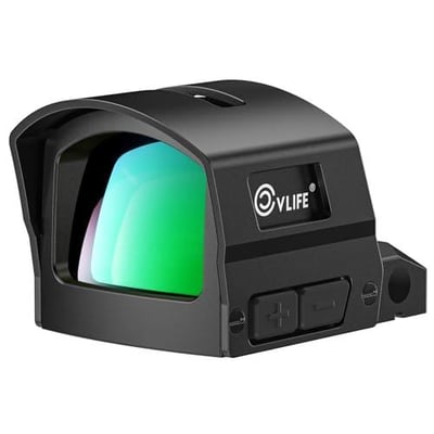 34% off CVLIFE BearMight Auto-Brightness Green Dot Sight with Hood for RMS/RMSc, 5000G Shockproof, 3 MOA Dot Open Reflex Optics, Motion Awake Scope for Compact Pistol, with Adapter for RMR/MOS/21mm Picatinny w/code TZEIOXWO + FREE Shipping