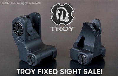 Troy Ind. Fixed Battle Sight Set M4 Front - $59.95 + Free Shipping