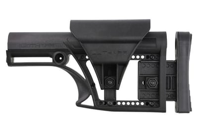 Luth-AR MBA-1 Fixed Stock for AR-15 & AR-10 Rifle Length A2/A1 Buffer Tube - Black - $79.95 
