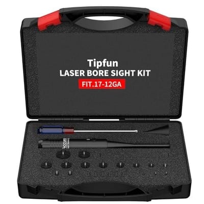 Tipfun Red Laser Boresighter Multiple Caliber for .177 to 12GA - $12.49 After Code "UXVJ2024" (Free S/H over $25)