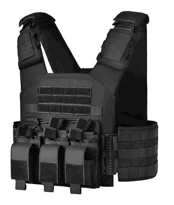 GFIRE Tactical Vest Airsoft Vest 3D Breathable Adjustable Modular Quick Release Vest, Tactical Weighted Vest Outdoor Training For Men(Black) - $47.59 (Free S/H over $25)