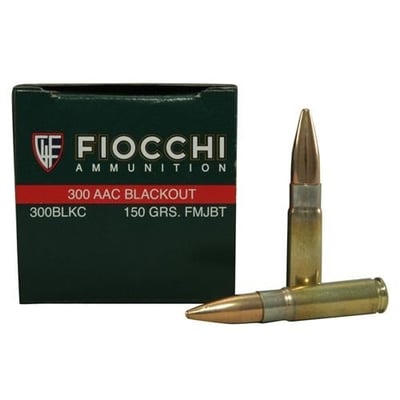 Fiocchi 300 AAC Blackout 150-Gr. FMJ-BT 500 Rnds - $270