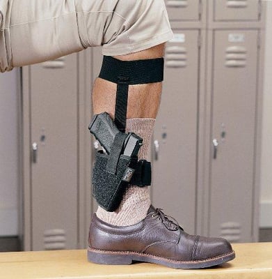 Uncle Mike's Off-Duty and Concealment Kodra Nylon Ankle Holster (Black, Size 12, Right Hand) - $18.59 + FREE Shipping