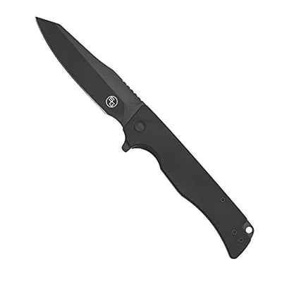 StatGear Ausus Slim - D2 Folding Everyday Carry edc Pocket Knife (Black) - $12 + FREE Shipping