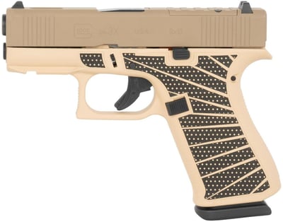 Glock 43X MOS SCT Cover Up FDE Ripple 9mm 3.41" barrel 10 Rnds - $529.99 
