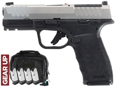 Springfield Armory Hellcat Pro OSP *CA Compliant Gear Up Pkg 9mm Luger 10+1 3.70" Black Melonite Steel Barrel, Stainless Optic Ready/Serrated Slide, Black Polymer Frame w/Picatinny Rail, Adaptive Texture Grip, 5 mags & Bag - $571.99 (Free S/H on Firearms)