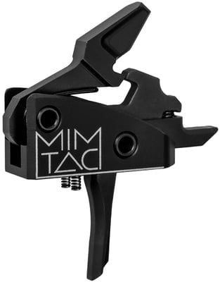 MIMTAC Valkyrie AR-15 Drop-In Single Stage Flat Trigger 3lb BLACK - $89.95 