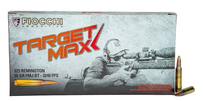 Fiocchi Target Max FMJBT SCHEELS Exclusive Rifle Ammunition 200 Round Box - $84.99