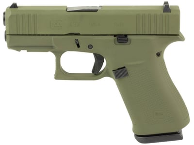 Glock 43X 9mm 3.41" barrel 10 Rdns Olive Drab Green - $459.99 