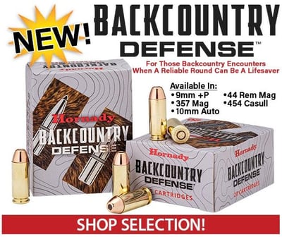 Hornady Backcountry Defense @ Midsouth Shooters Supply