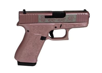 Glock 43x Custom Engraved Handgun 9mm 3.4" Barrel 10-Rounds - $509.99 