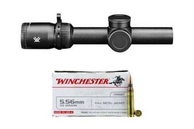 Winchester WM193K 5.56 NATO 55 Grain FMJ 1000 Round Case with Vortex Venom 1-6x24 LPVO - $769