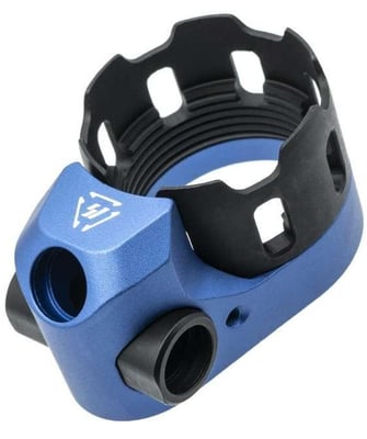 Strike Industries Tribus Enhanced Castle Nut & Extended End Plate Version 2 BLUE - $49.95 (FREE Shipping over $50)