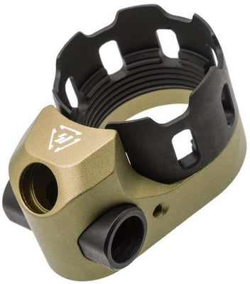 Strike Industries Tribus Enhanced Castle Nut & Extended End Plate Version 2 FDE - $49.95 (FREE Shipping over $50)