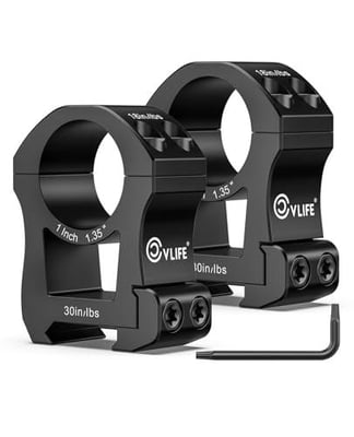 20% off CVLIFE Precision Scope Rings Mount - Compatible with Picatinny Rails and More - 2 Pieces w/code NGEPRDD7 - $15.99 + FREE Shipping