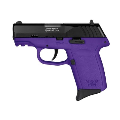 SCCY CPX-2 Gen 3 9mm Pistol, 3.1" Barrel, 3 Dot Sights, Prp, Black - $149.99