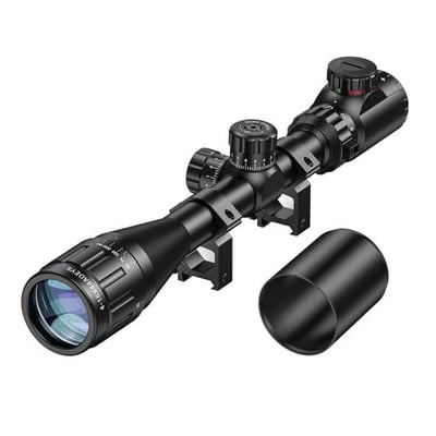 35% off CVLIFE 4-16x44 AO Rifle Scope Red and Green Illuminated Scope with Locking Turret Sunshade and Mount Included w/code 3UEIEEQ4 - $31.58 + FREE Shipping