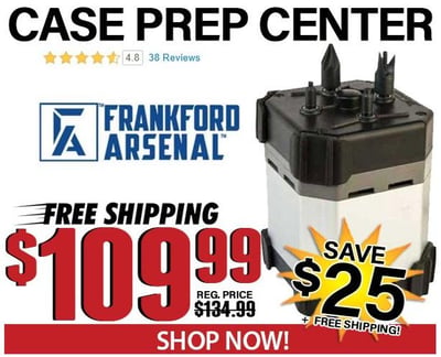 Frankford Arsenal Platinum Series Case Prep Center - $109.99 + Free S/H