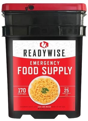 ReadyWise 170 Serving Freeze Dried Emergency Food Kit Bucket - $84.99 (Free Shipping on $100+ Orders)