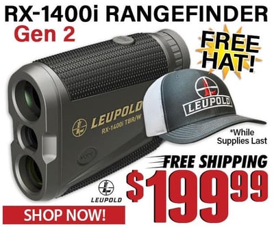 Leupold RX-1400i Rangefinder Gen 2 - $199.99 + Free S/H