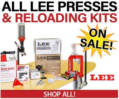 All Lee Presses & Reloading Kits On SALE @ Midsouth Shooters Supply