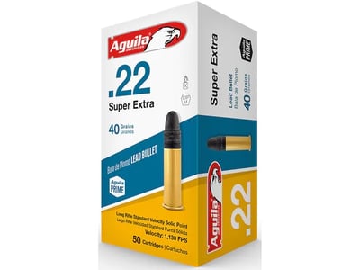 Aguila Super Extra Standard Velocity 22LR 40G LRN - 2k for $190 before ship/tax