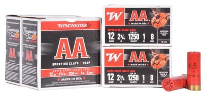 Winchester AA Super Sport Sporting Clays 12 Gauge Ammo 1250fps - $39.99 (Free Shipping on $100+ Orders)