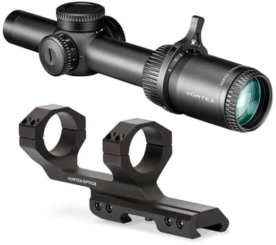 Vortex Strike Eagle 1-8x24mm FFP EBR-8 MOA LPVO w/ Cantilever 2" Offset 30mm Mount - $399.95 (FREE Shipping over $50)
