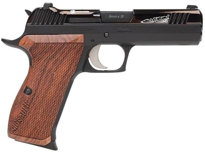 SIG SAUER P210 Carry Custom Works 9mm 4.1" 8rd Black/Brown - $980.93 (Email Price)