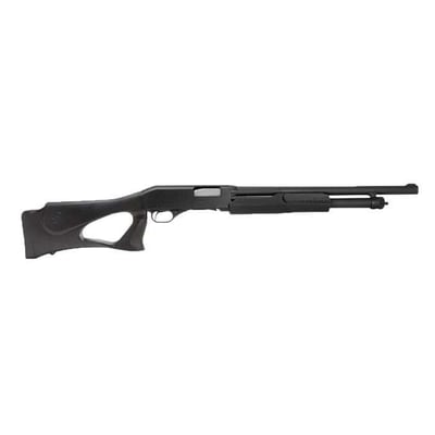 Stevens 23247 320 Security 20 Gauge 18.50" 5+1 3" Matte Black Fixed Thumbhole Stock Right Hand w/Bead Sight - $109.99