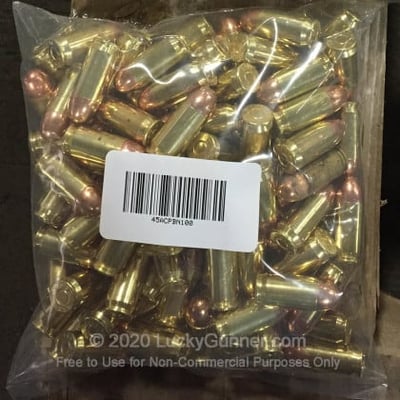 45ACP Mixed Brass and Nickel Plated Ammo 100 Rounds - $37