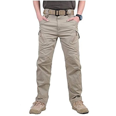 CARWORNIC Gear Men's Hiking Tactical Pants Lightweight Cotton Outdoor Military Combat Cargo Trousers - $31.59 + FREE Shipping