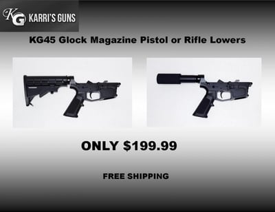 KG45 Glock 45ACP or 10mm Magazine Complete Pistol or Rifle Lower Free Shipping - $199.99
