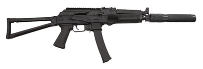 Kalashnikov KR-9S 9mm, 16" Barrel w/Faux Suppressor, Vityaz Folder, Black, 30rd - $952.94 after code "WELCOME20"