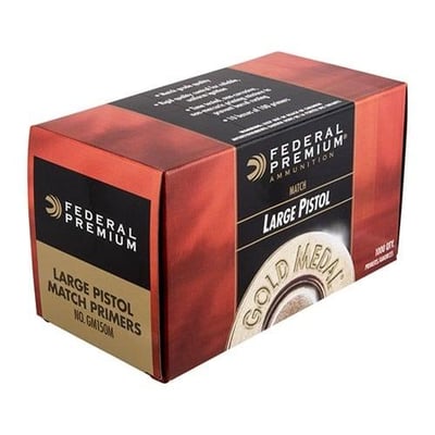 FEDERAL - .150 Large Pistol Primers 1,000/Box - $85.99 ($0 Hazmat Fee)