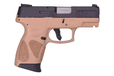 Taurus G2c Pistol Bi-Tone 9mm 3.2" Barrel 12-Rounds Manual Safety - $239.99 ($9.99 S/H on Firearms / $12.99 Flat Rate S/H on ammo)