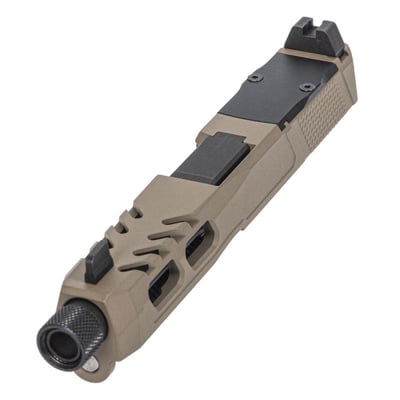PSA Dagger Complete SW6 RMR Slide Assembly With Threaded Barrel, Flat Dark Earth - $189.99
