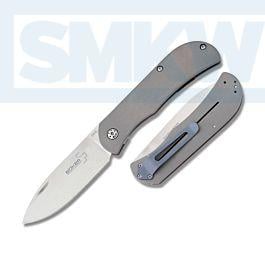 Boker Plus Excalibur II Titan Folder Steel Blade Gray Titanium - $142.46 (Free S/H over $89)