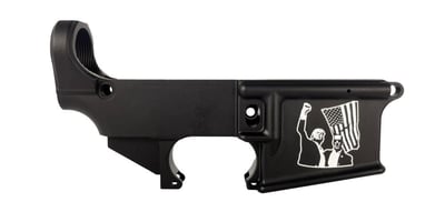 AR15 Anodized 80% Lower Receiver - TRUMP Fist Pump - Optional Engravings - $49 