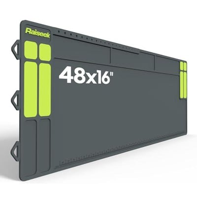 Gun Cleaning Mat 48"x16", Extra Large Magnetic Gun Mat with Organizer Parts Tray,Anti-Slip Rubberized Workbench Mat for All Guns - $31.99 After Code “3UMW3X6Y” (20%OFF) + FREE Shipping
