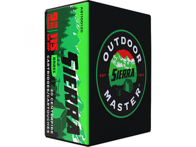 Sierra Outdoor Master 9mm 115 Grain Jacketed Hollow Point 20Rnd - $18.78