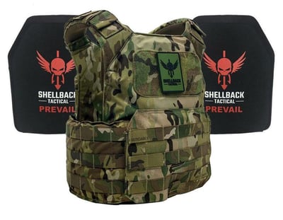 Shellback Tactical Shield Active Shooter Kit with Level IV 1155 Plates - Multicam - $408.49 w/code "LAPG" + Free Shipping