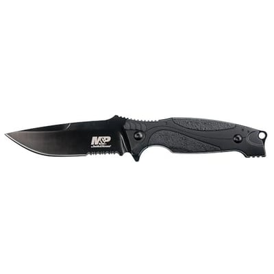 S&W M&P M2.0 9in S.S. Full Tang Thin Fixed Blade Knife with 4in Drop Point Blade and Rubber Handle Multicolor - $23.19 + FREE Shipping