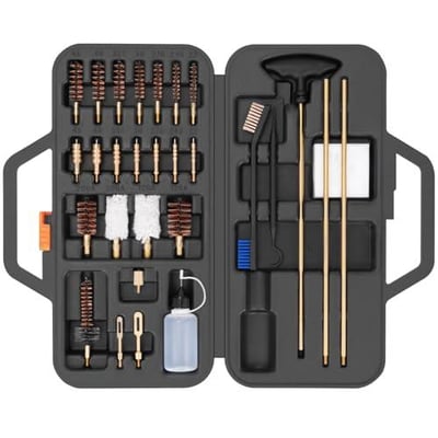 Raiseek Gun Cleaning Kit with Brass Rods and Brass Brush for .22 .357/9mm .30 .40 .45 .243 .270 12GA 20GA - $23.99 After Code "4EI5P6YW" + FREE Shipping