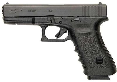 Glock G17 Gen3 Double 9mm Luger 4.48" 17+1 FS Black Polymer Grip/Frame Black - $440.75 (Email for price) 