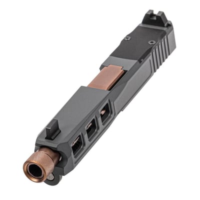 PSA Dagger Complete SW3 RMR Slide Assembly W/Honeycomb Threaded Copper Barrel, Gray - $249.99