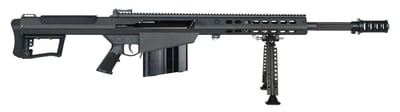 Barrett M107A1 50 BMG 20" 10+1 Black Cerakote Black Fixed w/Sorbothane Recoil Pad Stock Black Polymer Grip - $11914