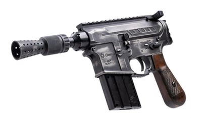 CMMG MK4 DL44 Blaster 22 LR 4.5" 10rd - Battle Worn Armor Black - $898.99 (FREE Shipping on Firearms)